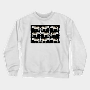 Zebra love design B Crewneck Sweatshirt